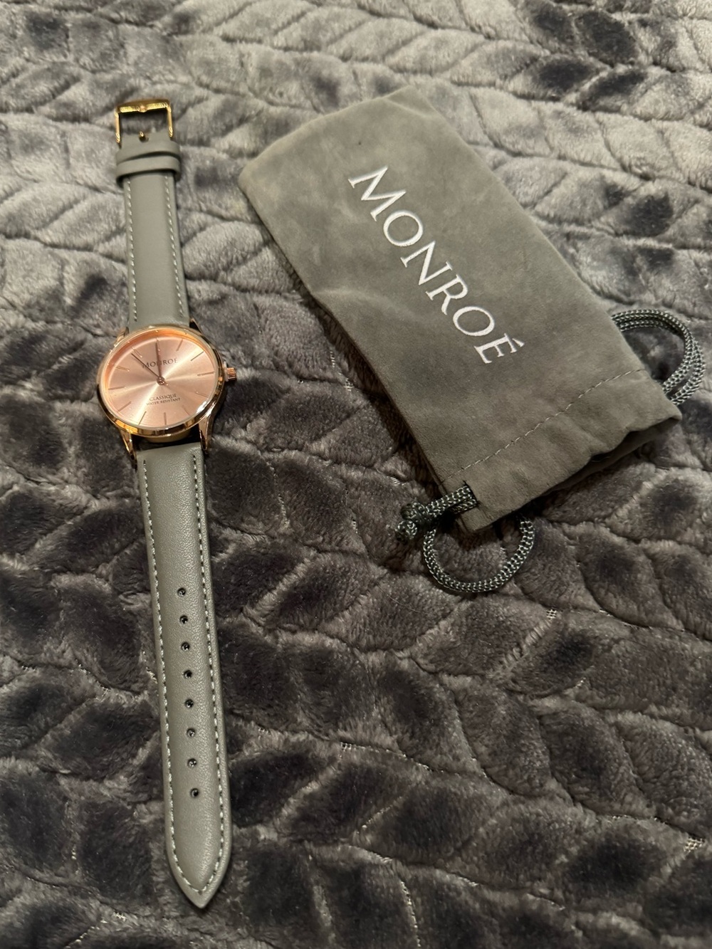 Monroé Women's Watch - Gray with Rose Gold